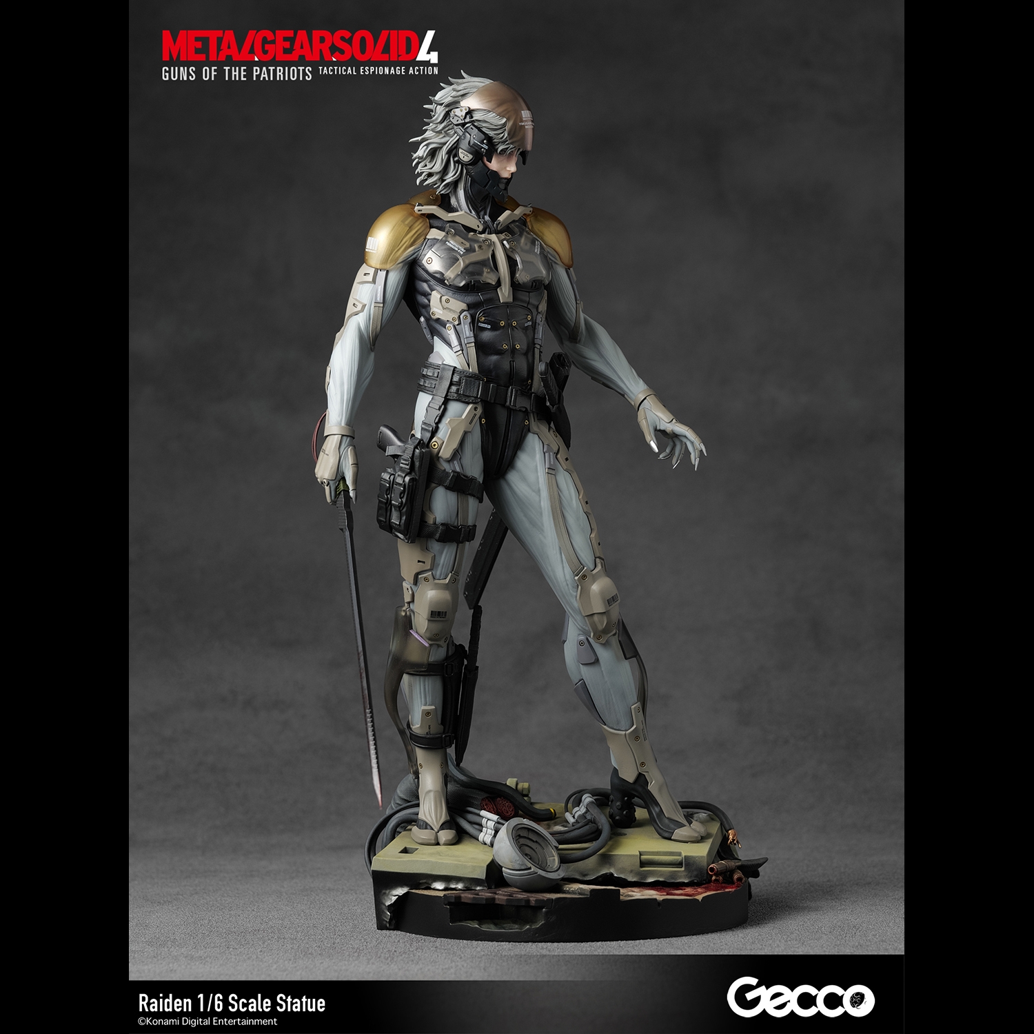 METAL GEAR SOLID 4 GUNS OF THE PATRIOTS, Raiden 1/6 Scale Statue 